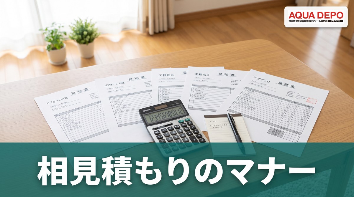 リフォームの相見積もりは失礼？失礼ではありません｜マナー・伝え方・断り方