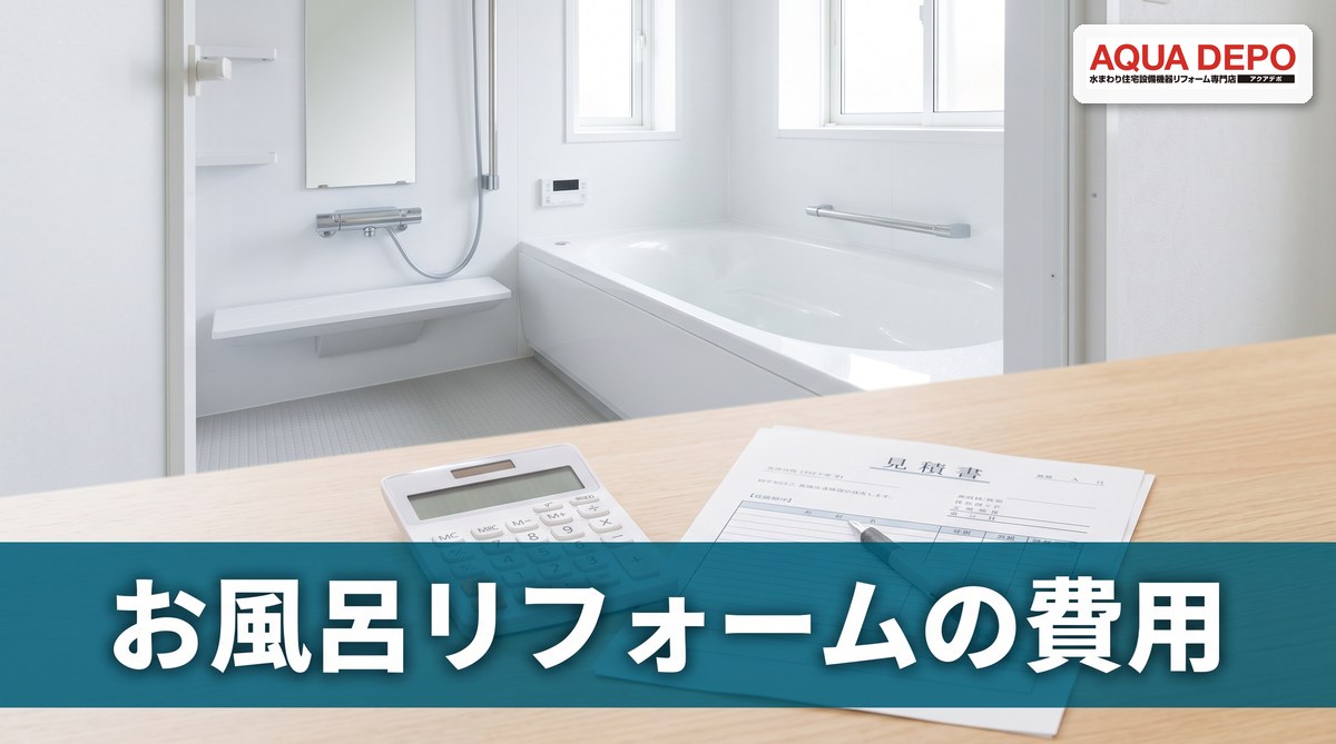 お風呂リフォームの費用相場｜ユニットバス交換と在来浴室で違う理由