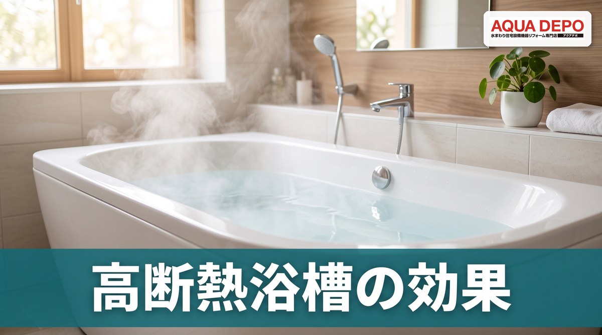 高断熱浴槽は本当に冷めない？仕組み・光熱費への効果・選び方