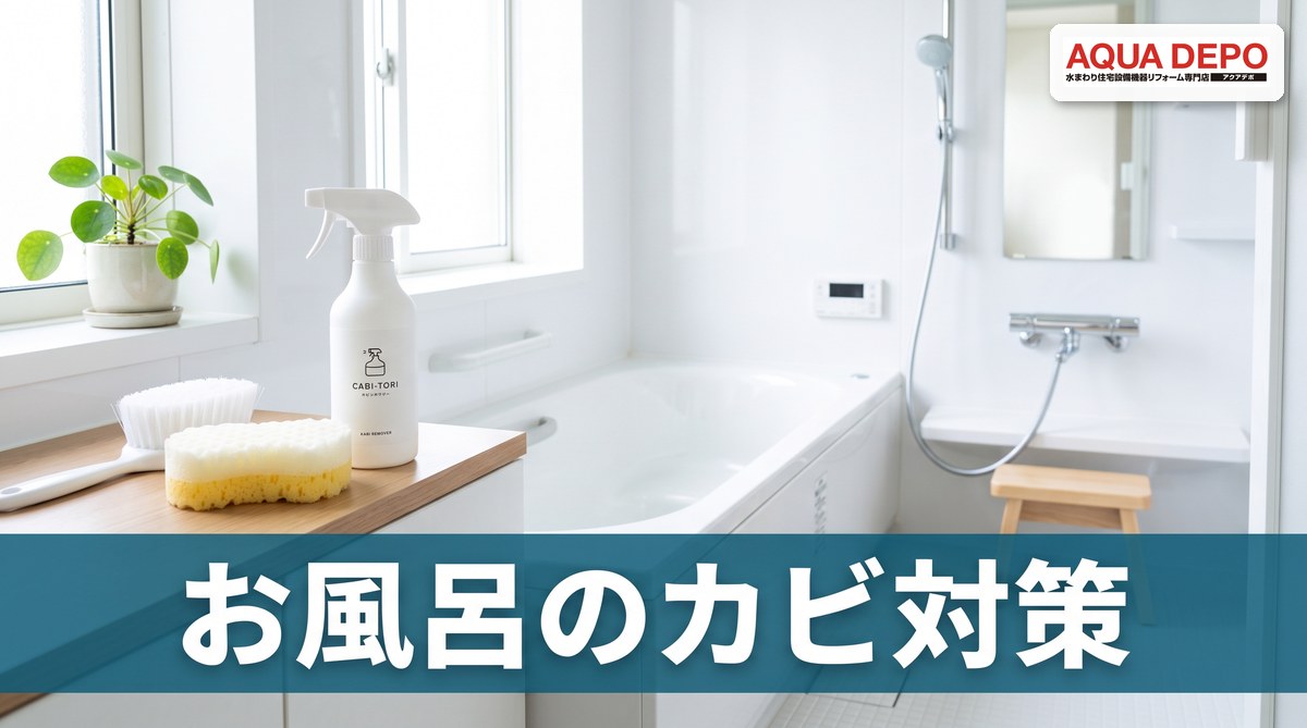 お風呂のカビ対策決定版｜掃除しやすい浴室にするリフォームのポイント