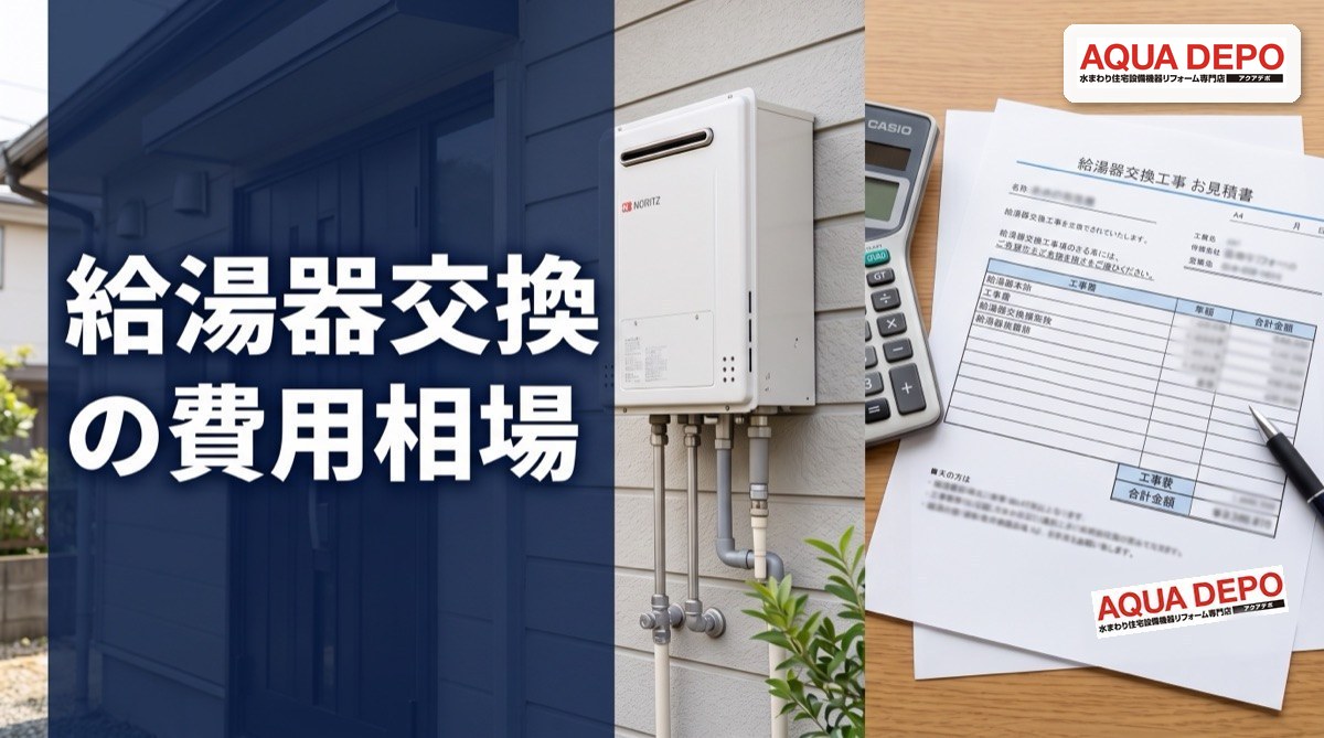 給湯器交換の費用相場はいくら？内訳と「見積書のどこを見るか」を専門店が解説