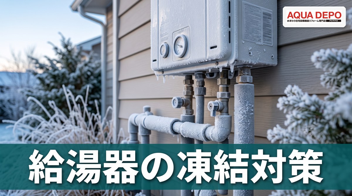 給湯器の凍結防止と凍結したときの正しい対処法｜熱湯は絶対NG