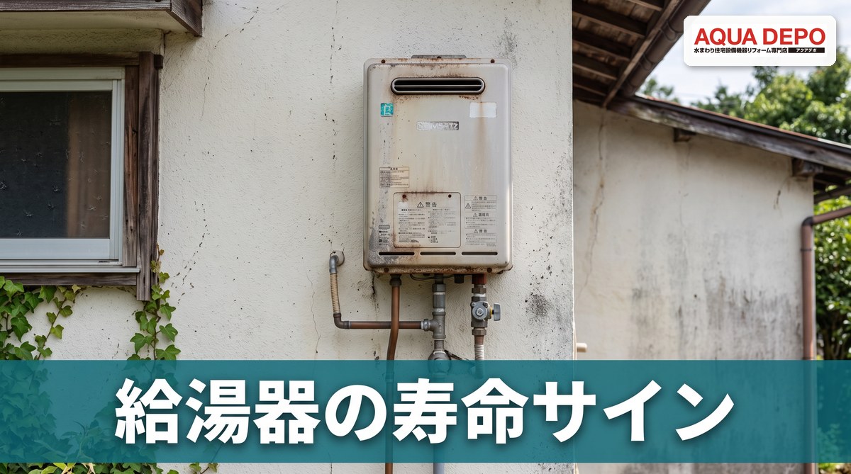 給湯器の交換時期はいつ？寿命のサイン7つと故障前交換のすすめ