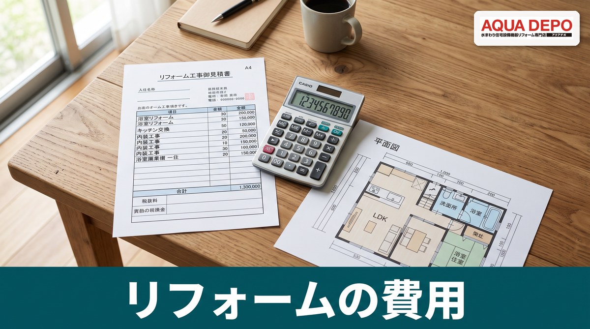 水まわりリフォームの費用のすべて｜内訳・支払い・補助金