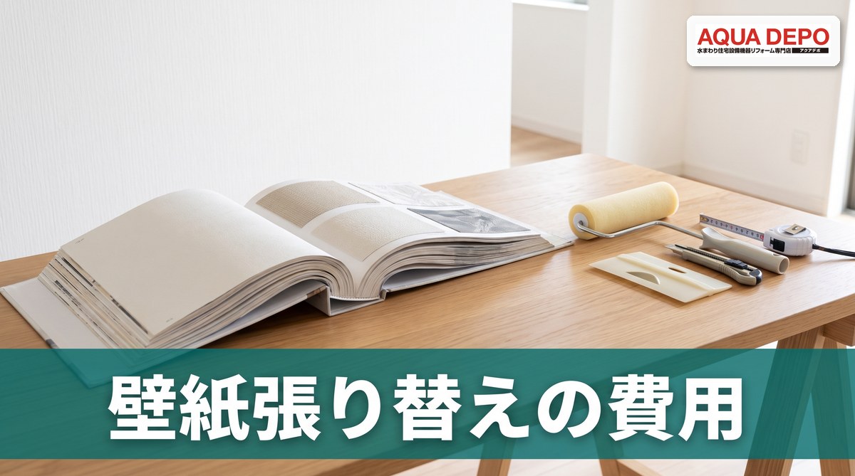 壁紙（クロス）張り替えの費用相場｜6畳4〜8万円・12畳LDK8〜15万円と選び方