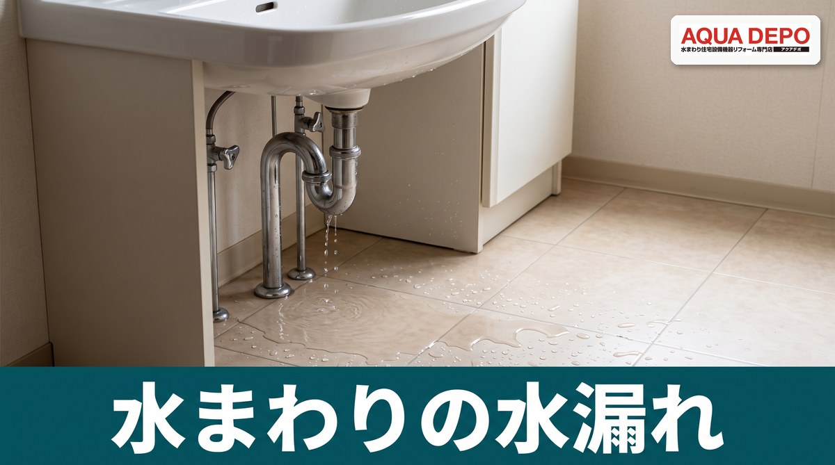 水まわりの水漏れ修理｜どこから漏れているかで対応が変わる