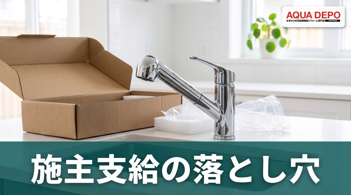 ネットで買った設備の取り付けだけ頼める？施主支給のメリットと落とし穴