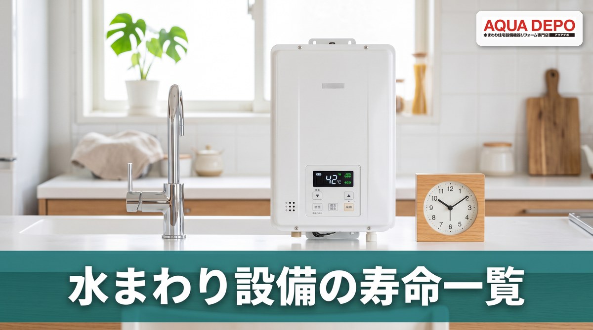 水まわり設備の寿命一覧｜交換時期のサインと計画的リフォームのすすめ