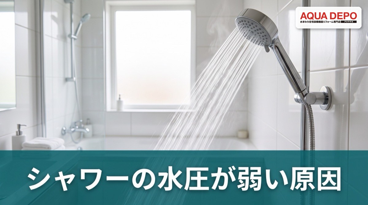 シャワーの水圧が弱い原因ランキング｜今日できる改善策から根本解決まで
