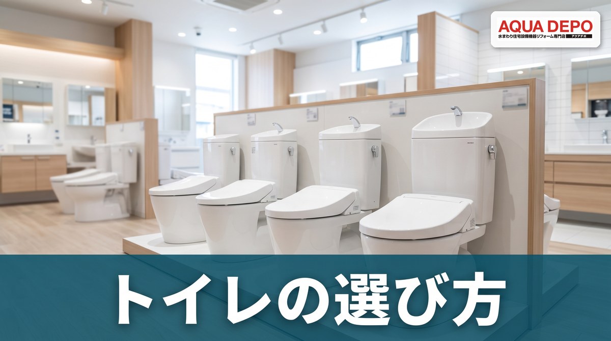 トイレの選び方完全ガイド｜タンクレスとタンク式はどっちがいい？