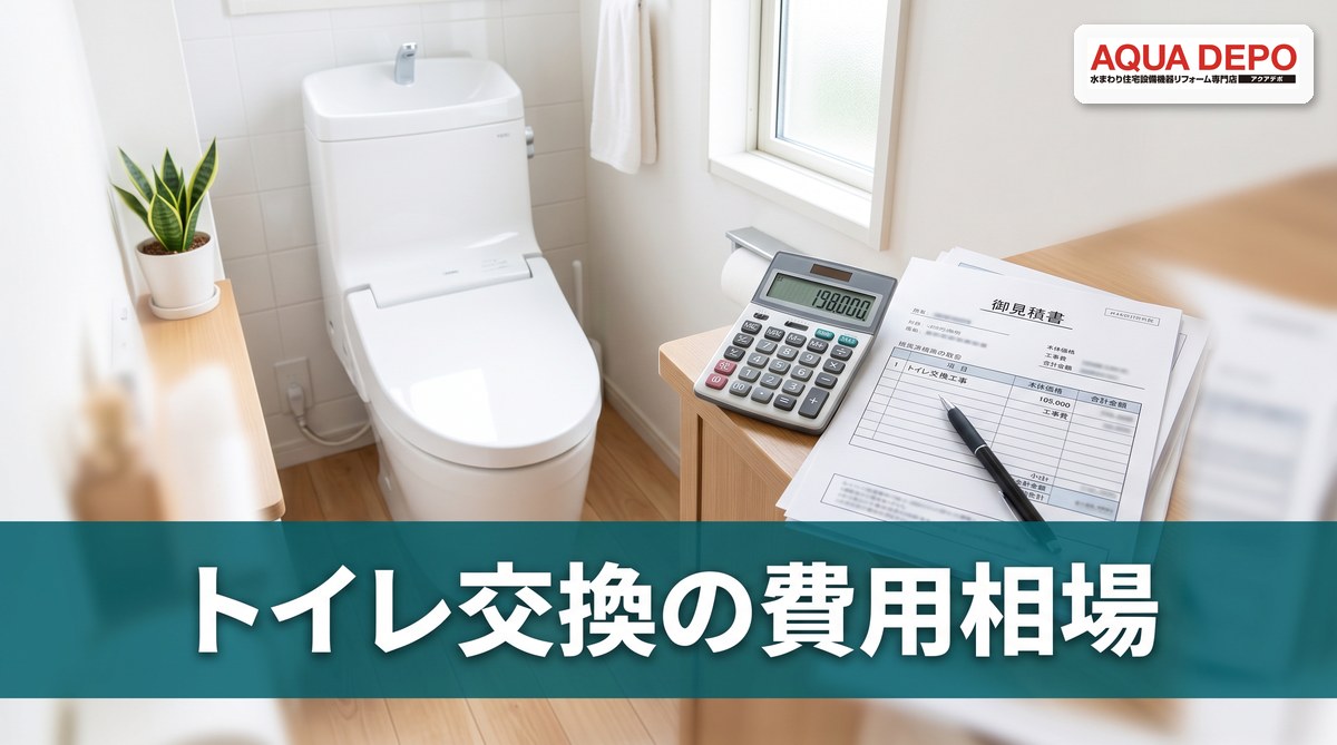 トイレ交換の費用相場はいくら？内訳と安く抑えるコツを専門店が解説
