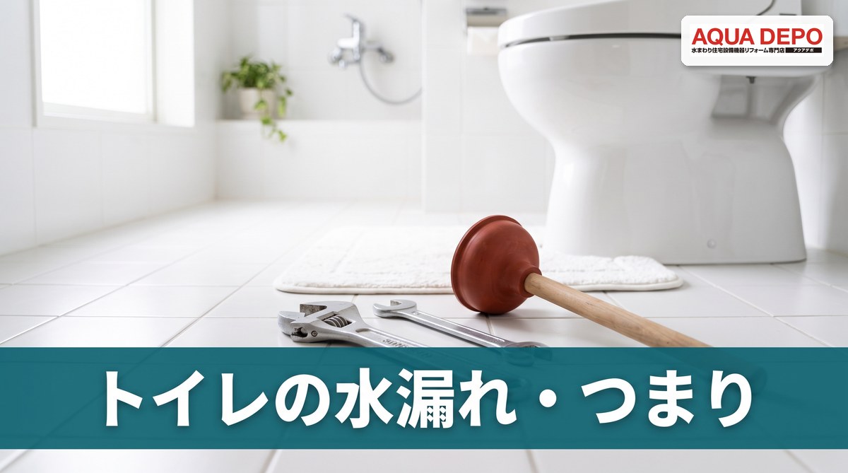 トイレの水漏れ・つまり、修理と交換どっちが正解？判断基準を解説