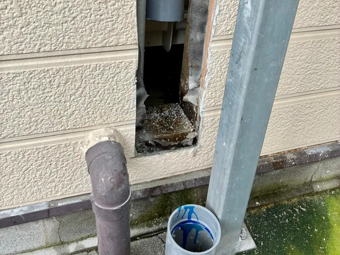 工事中の写真